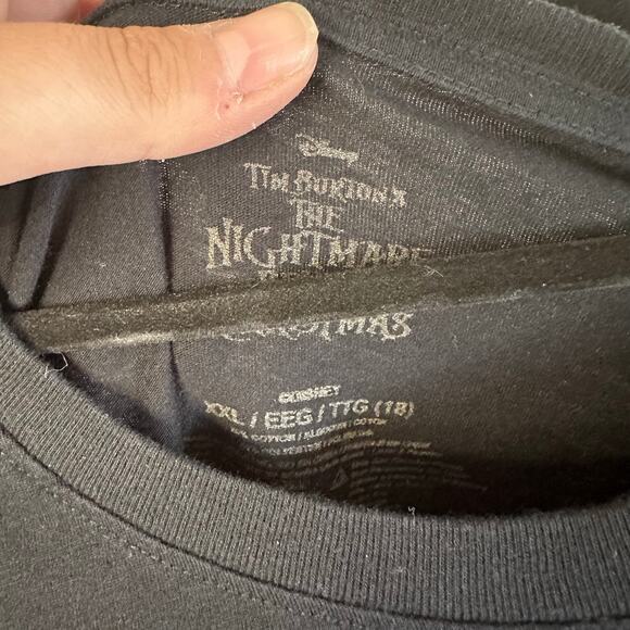 Nightmare before Christmas long sleeve black top size XXL - Picture 4 of 5